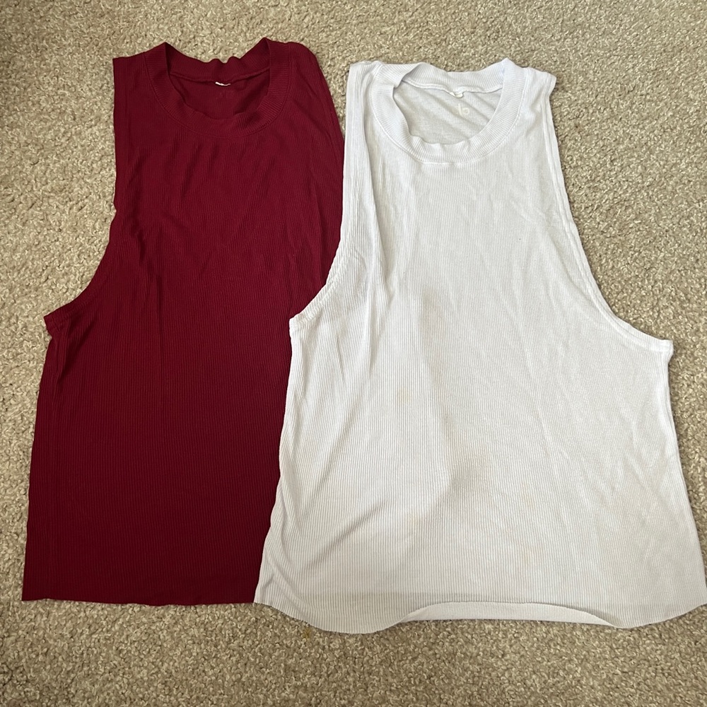 Alo Heatwave Ribbed Tanks